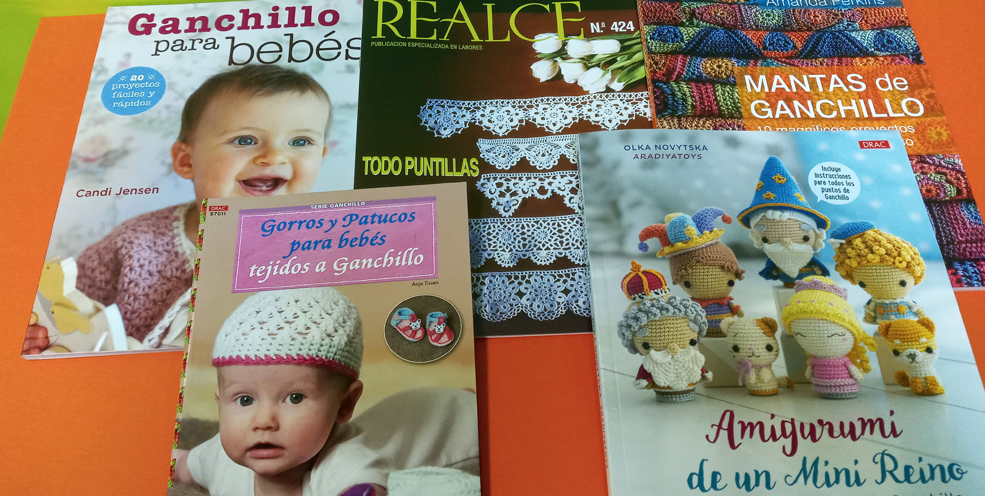 Revistas y Libros de Ganchillo, Frivolite, Malla y Macrame – Realce