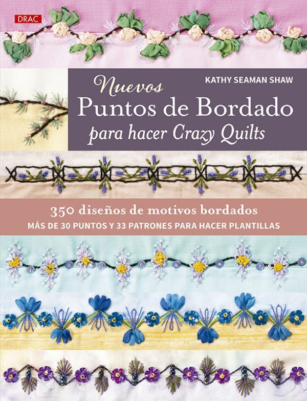 B203500 Nuevos puntos de bordado crazy quilts